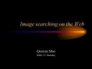 Image searching on the Web
