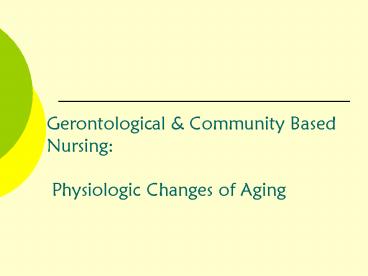 Gerontological