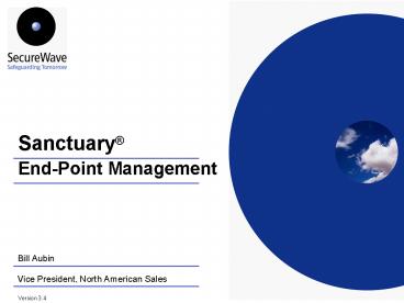 Sanctuary EndPoint Management