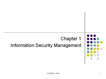 Information Security Management