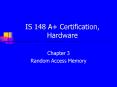 IS 148 A Certification, Hardware PowerPoint PPT Presentation