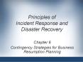 Principles of Incident Response and Disaster Recovery PowerPoint PPT Presentation