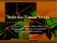 DebtforNature Swaps
