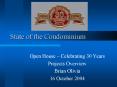 State of the Condominium PowerPoint PPT Presentation