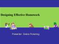 Designing Effective Homework PowerPoint PPT Presentation