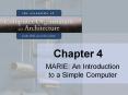 MARIE: An Introduction to a Simple Computer PowerPoint PPT Presentation