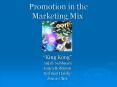 Promotion in the Marketing Mix PowerPoint PPT Presentation