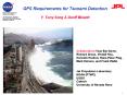 GPS Requirements for Tsunami Detection Y. Tony Song PowerPoint PPT Presentation
