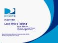 DIRECTV Look Whos Talking PowerPoint PPT Presentation
