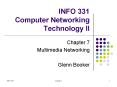 INFO 331 Computer Networking Technology II PowerPoint PPT Presentation