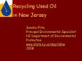 Recycling Used Oil PowerPoint PPT Presentation