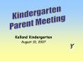 Kellond Kindergarten PowerPoint PPT Presentation