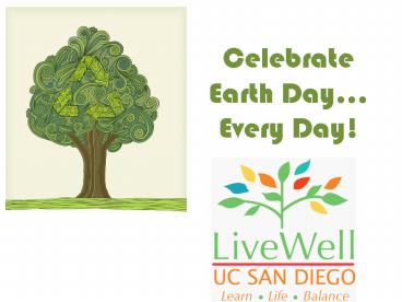 Celebrate Earth Day Every Day