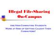 Illegal FileSharing OnCampus PowerPoint PPT Presentation