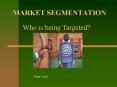 MARKET SEGMENTATION PowerPoint PPT Presentation