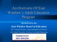 An Overview Of East Windsors Adult Education Program PowerPoint PPT Presentation