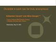 Divisible ecash can be truly anonymous PowerPoint PPT Presentation