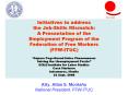 Initiatives to address the Job-Skills Mismatch: A Presentation of the Employment Program of the Federation of Free Workers (FFW-ITUC)   PowerPoint PPT Presentation