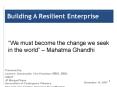 Building A Resilient Enterprise PowerPoint PPT Presentation