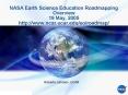 NASA Earth Science Education Roadmapping Overview 19 May, 2005 http:www.ncar.ucar.edueoroadmap PowerPoint PPT Presentation