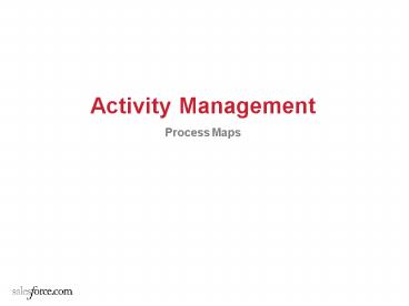 Activity Management