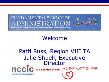 Patti Russ, Region VIII TA