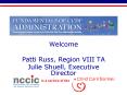 Patti Russ, Region VIII TA PowerPoint PPT Presentation