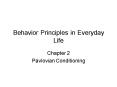 Behavior Principles in Everyday Life PowerPoint PPT Presentation