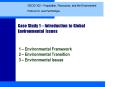 Case Study 1 Introduction to Global Environmental Issues PowerPoint PPT Presentation