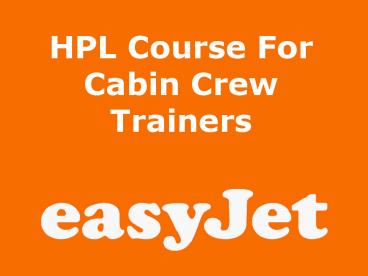 HPL Course For