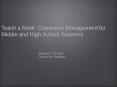Teach a Book: Classroom Management for PowerPoint PPT Presentation