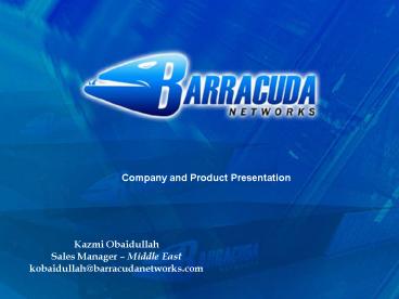 Barracuda Spam Firewall Product Launch