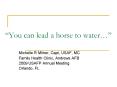 You can lead a horse to water PowerPoint PPT Presentation