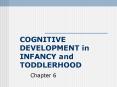 COGNITIVE DEVELOPMENT in INFANCY and TODDLERHOOD PowerPoint PPT Presentation
