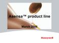 Asensa product line PowerPoint PPT Presentation