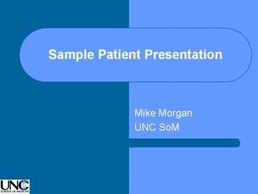 patient presentation powerpoint example