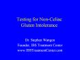 Testing for Non-Celiac Gluten Intolerance PowerPoint PPT Presentation