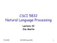 CSCI 5832 Natural Language Processing