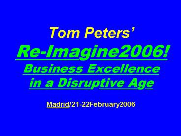Tom Peters