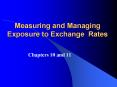 Measuring and Managing Exposure to Exchange Rates PowerPoint PPT Presentation