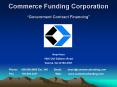 Commerce Funding Corporation Government Contract Financing PowerPoint PPT Presentation
