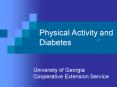 Physical Activity and Diabetes PowerPoint PPT Presentation