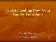 Understanding How Your Family Functions PowerPoint PPT Presentation
