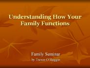 Understanding How Your Family Functions