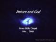 Nature and God PowerPoint PPT Presentation