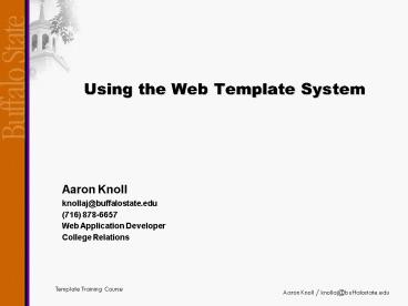 presentation player overlay