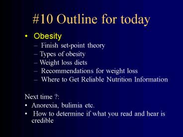 Chapter 11: Water and the Major Minerals