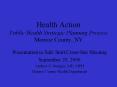 Health Action Public Health Strategic Planning Process Monroe County, NY PowerPoint PPT Presentation