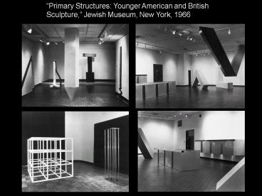 Primary Structures, Jewish Museum 66