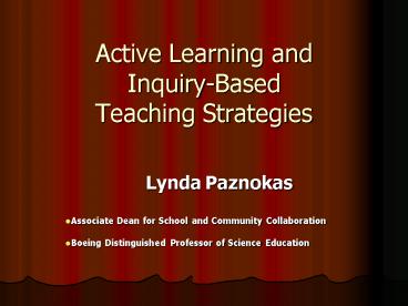 presentation player overlay